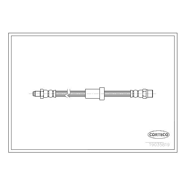 Corteco Brake Hose, 19035819 19035819 - main